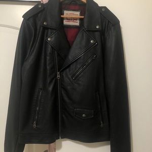 Mens leather jacket